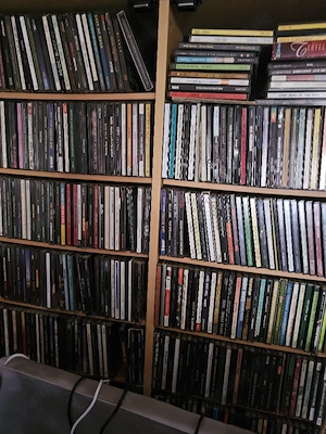 Musik  Cds mit Regal 