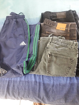 Jeans-Hosen und-Jacke & Jogginghose gebraucht