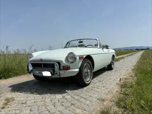 MG MGB Cabrio-Chrom-H-Historie