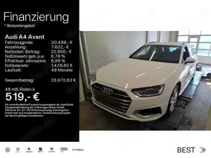 Audi A4 advanced 40 TDI HUD, design selection