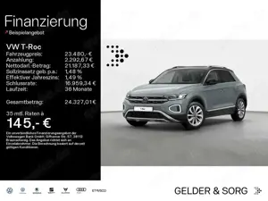 Volkswagen T-Roc Style 1.0 TSI LED*AHK*Pano*ACC*CarPlay
