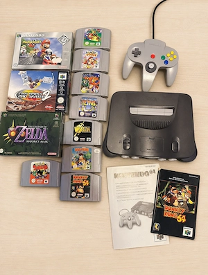 Nintendo 64 mit spiele 