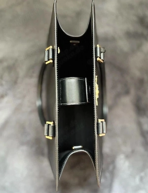  Prada Galleria Medium   Schwarzes Saffiano-Leder
