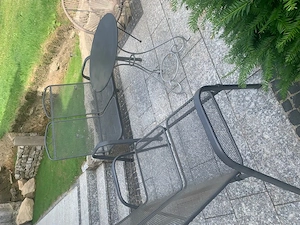 Gartensitzgarnitur aus Metall
