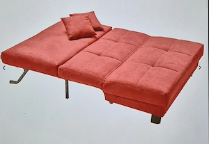 Schlafsofa Tilda rot 160 cm breit kaum genutzt Bild 2