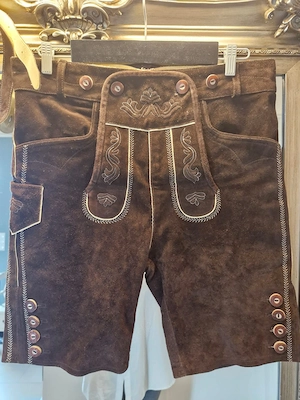 Schöne Lederhose wie Neu gr.48