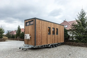 Tiny House einzugsfertig mit Bad, Küche und Wohnwagenzulassung - NEUFAHRZEUG mit bis zu 90 %