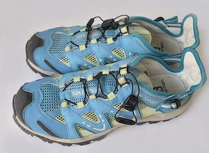 Salomon Multifunktionsschuh Damen Riverside blau-grün (Türkis)Wasserschuhe Gr.40