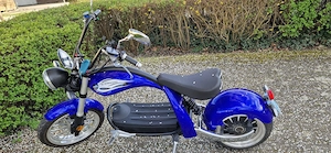 E-Chopper zwei Zulassungen ( 25 und 45 km h )
