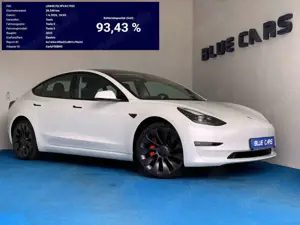 Tesla Model 3 Dual Motor AWD Performance ACC/NAV/KLIMA/LEDER
