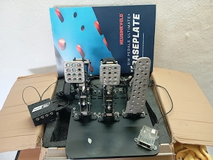 Simracing Pedale 3 Pedals Set mit Pedal Baseplate