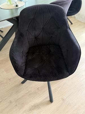 Esszimmer Stühle 5 x Samt