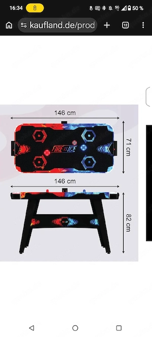 Carromco Airhockey Tisch 