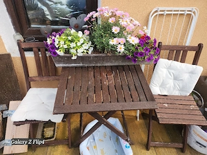 balkontisch mit stühle