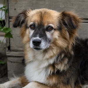 Mika, der plüschige Hundeopi
