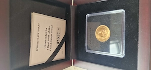 Goldmünze 1 Rand Südafrika