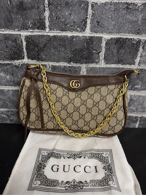 Gucci Schultertasche Damen Beige Ebenholz