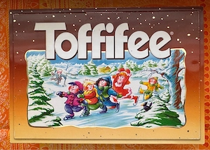 Toffifee Metall Box Motiv Winter Landschaft 1998