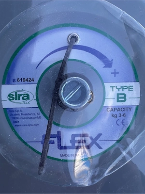 Rückhol Seilzug Belastung einst. bis max 6Kg