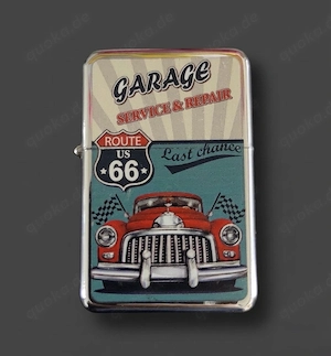 Mado Benzin Feuerzeug Route 66