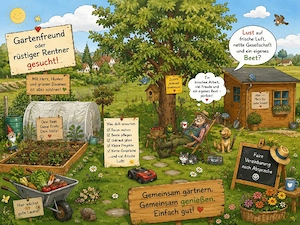 Kleingartennutzer, Hobbygärtner, Gartenfreunde