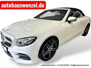 Mercedes-Benz E 200 Cabrio AMG - nur 48 tkm - LEDER (schwarz/rot) DISTRONIC AIRSCARF+AIRCAP BURMESTE