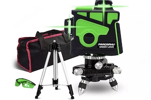*ANGEBOT* 3D Kreuzlinien- Laser mit Stativ Auto Nivelierung SET