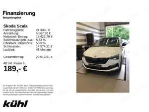 Skoda Scala 1.5 TSI DSG Monte Carlo Navi,Frontscheibe
