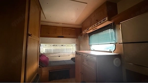Wohnwagen mit Parzelle auf dem Campingplatz Heidehof 