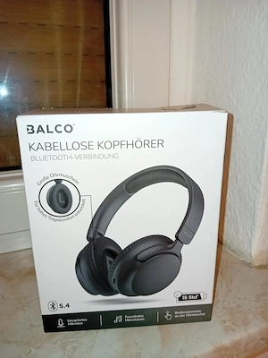 Kabellose Kopfhörer Balco mit Bluetooth Verbindung