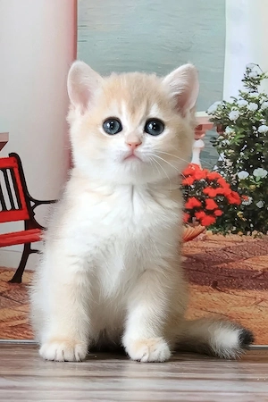 5 reinrassige BKH (Britisch Kurzhaar) Kitten  3 Monate alt sucht Körbchen!