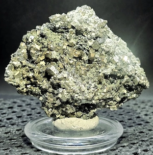 Mineralien: Pyrit, Calcit auf Matrix Stufe Hochglänzend zu verkaufen !!!