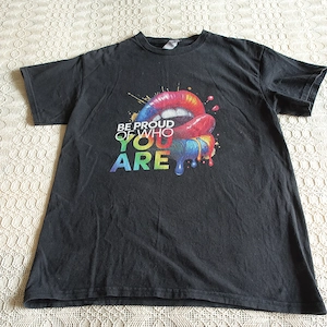 Damen - Shirt, T-Shirt, Gr. M, schwarz mit Aufdruck