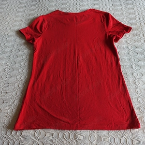 Damen - Shirt, T-Shirt, Gr. M, rot, Laura Torelli Collection
