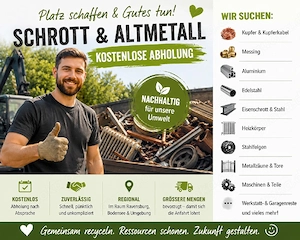    Schrott, Altmetall, Kupfer & Kabel gesucht   