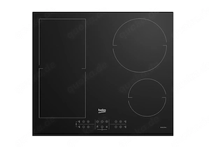 Induktionskochfeld BEKO mit Booster-Funktion und erweiterter Heizzone EasyFit-Installation