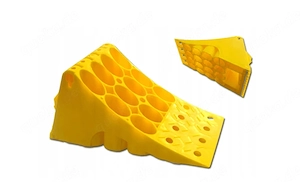 WICHTIG! KEIN CHINA IMPORT! 2x solider XXL-Sattelauflieger-Unterlegkeil Abmessungen: 470 x 225 x 201