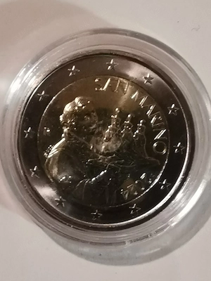 Sehr seltene 2 EURO-Münze San Marino "Heiliger Marinus 2024"