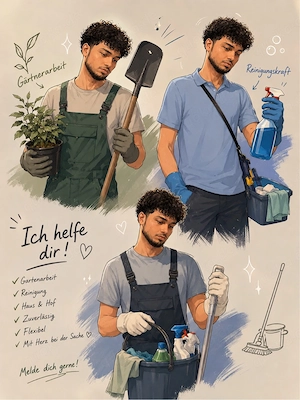 Zuverlässige Hilfe für Garten, Haus & Reinigung 