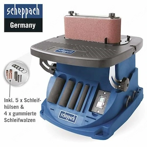 Der oszillierende Band- und Spindelschleifer OSM600 von  nscheppach ist ein Profiger t zum kleinen