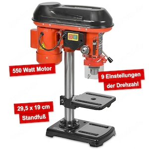 Mit der Standbohrmaschine k nnen Bohrungen in den unterschiedlichsten Werkstoffen durchgef hrt