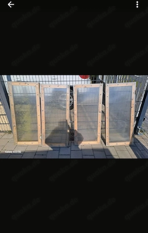 1 Tür und 4 Fenster zu verkaufen. 