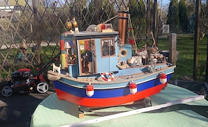 Liebevoll gestalteter Fischkutter