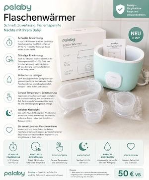Polaby Flaschenwärmer 6-in-1   Neu in OVP
