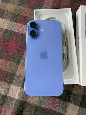 Apple iPhone 16 blau iphone 16 128GB funktioniert super