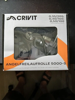 Angelrolle Crivit 5000-S Freilaufrolle