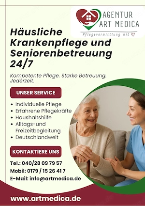 Liebevolle und vertrauensvolle Seniorenbetreeung zu Hause