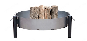 Set enth lt: -Feuerstelle -3 Beine -2 Griffe Technische Daten: -maximale Breite 86 cm - einschlie li