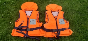 2 Rettungswesten Plastimo Typhon 100N Größe S für Jugendliche