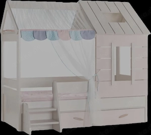 Mädchen zimmer Bett und Schrank  Landhausstil 90 200 inkl. Mat.